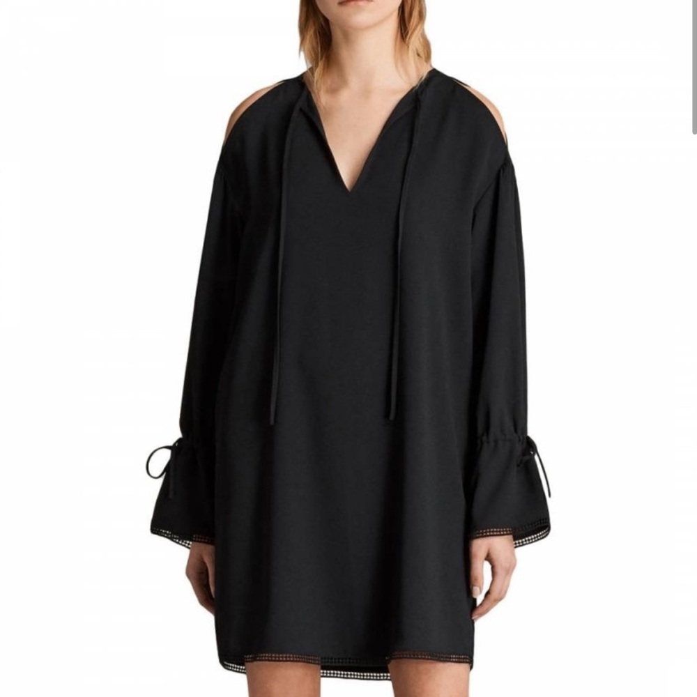 All Saints Aster Cold Shoulder Dress